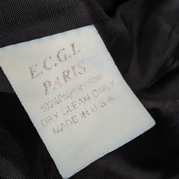 Vintage Taiga Paris Snake Print Zip Front Blazer Jacket Women’s Gray Black - Picture 12 of 12